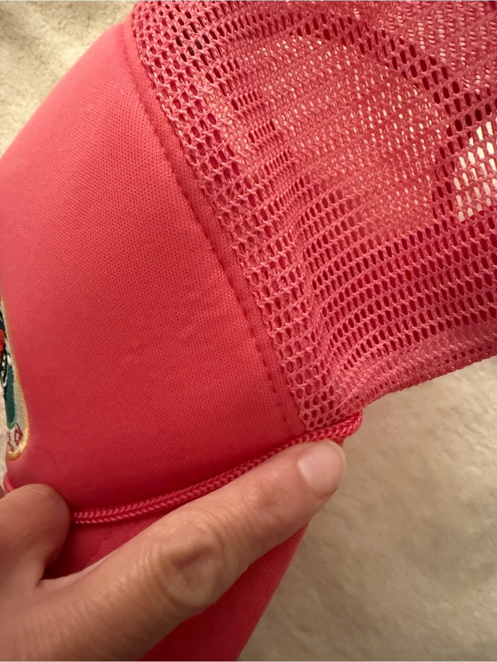 Hat Neon Pink Trucker - Picture 6 of 7